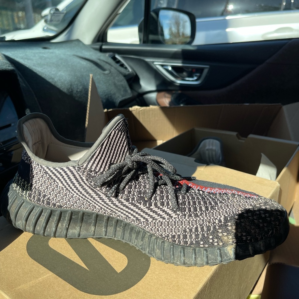 Black and White Knit Sneakers